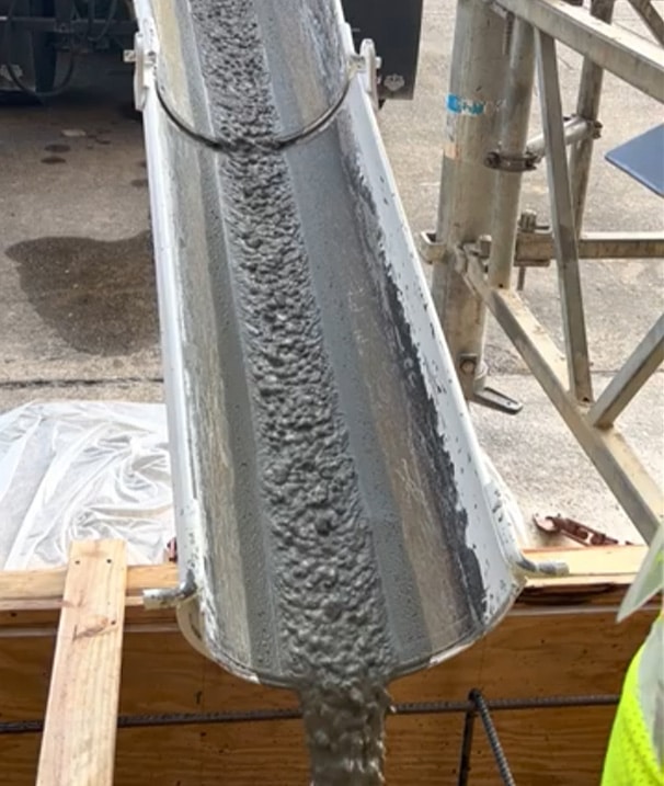 Cement-pouring